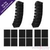RCF HDL-30 line array set 3 (16x HDL-30, 12x 9004 sub)