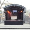 Overdekt podium ovaal rond 4.7m x 3.7m x 3.50m (BxDxH)