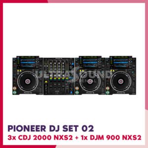 Pioneer dj set 02 3x cdj 2000 nx52+ 1x DJM 900 nx52