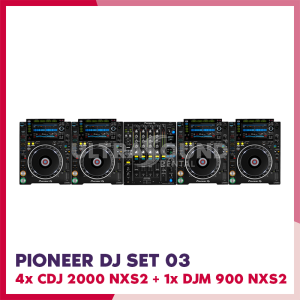 Pioneer DJ set 03 (4x CDJ 2000 NXS-2 + DJM 900 NXS-2)