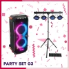 Party Set 03: 1x JBL 710 Bluetooth Speaker + 1x LED Fourbar Showtec MKII