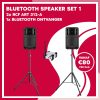 Bluetooth Speaker Set 1: 2x RCF Art 312A + Bluetooth Ontvanger (tot 75 personen)
